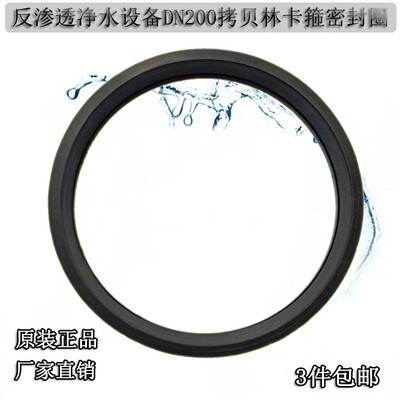 超滤反渗透设备DN200拷贝林卡箍8寸8040不锈钢抱箍管卡橡胶密封圈