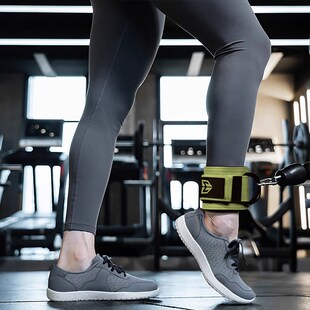 健身脚踝扣手腕扣龙门架臀腿塑型力量训练专业辅助力带绑带脚腕套