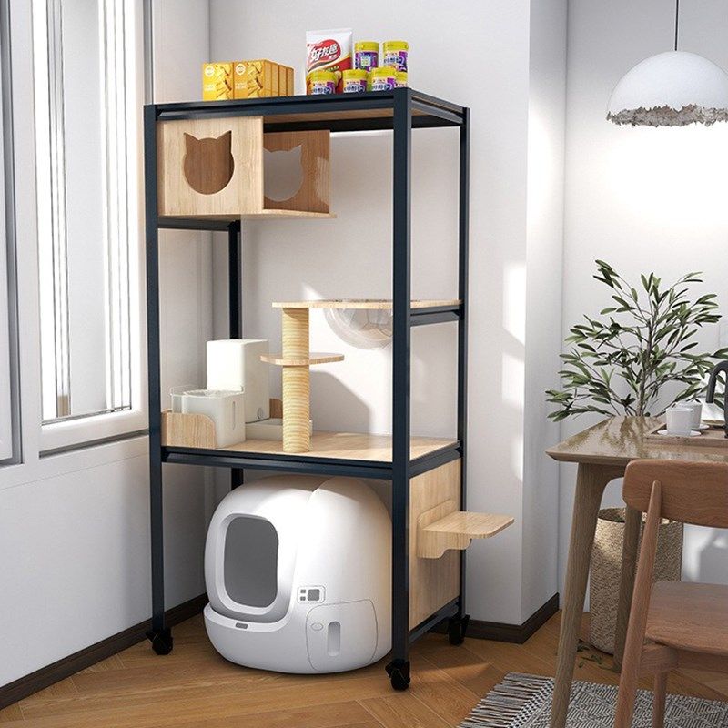 大型猫爬柜多层猫别墅室内猫抓板猫爬架猫砂盆一体实木猫窝,宠物/宠物食品及用品,猫笼子/猫别墅,淘宝优惠券,粉丝福利购,淘宝优惠卷