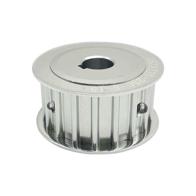 现货AT10同步轮AT10-18齿铝合金皮带轮槽宽25/52传动带轮电机定做