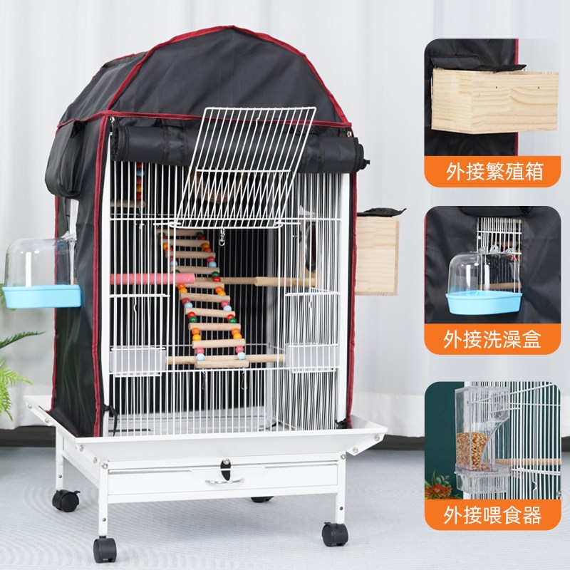 鸟笼罩衣挡风防寒保暖冬天玄凤笼子笼衣笼罩鸟罩套子罩子四季专用