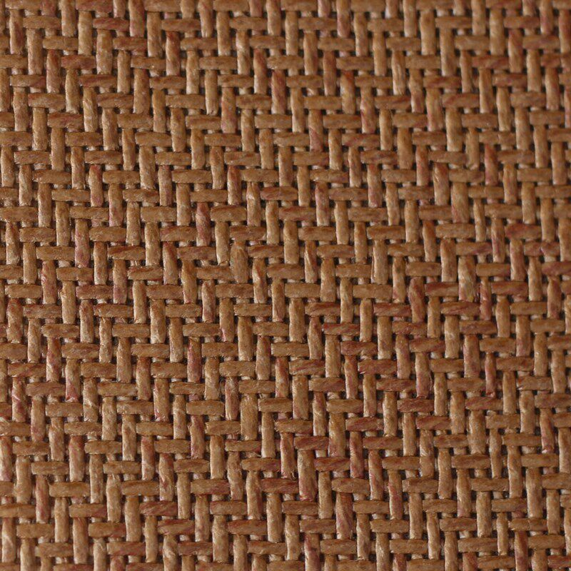 仿藤编机织十字满编编织材料柜门墙纸家具装修吊顶纸席材料装饰席