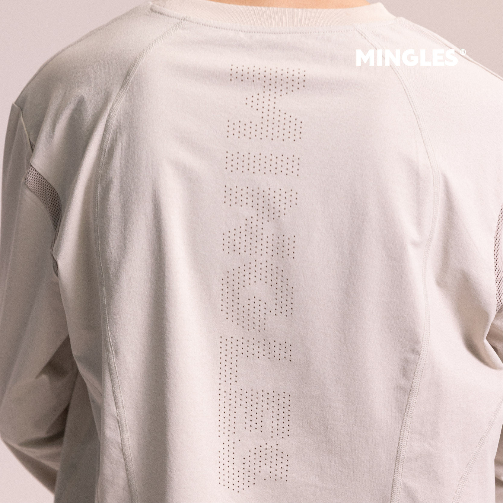 MINGLES网孔运动长袖