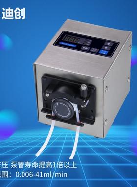 蠕动泵BT100-2W+JY10实验化工制药调速型高精度微流量小体积