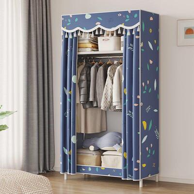 简易衣11665加柜出租房加固家组装厚牛津布衣宿舍衣橱用卧室防尘