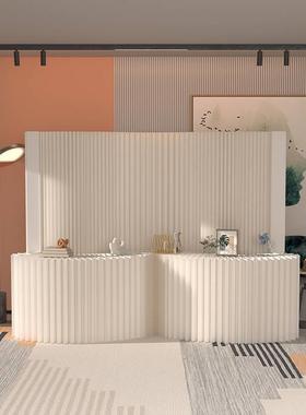 隔断动墙简易自装纸屏风41067厅玄可关挡板简客易自装折叠移纸屏