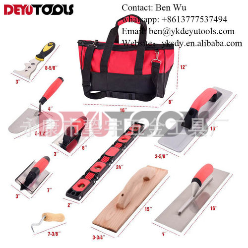 腻子水泥砂浆石膏油漆抹平批灰刮板平滑抹刀测量灌浆铣刀水平仪