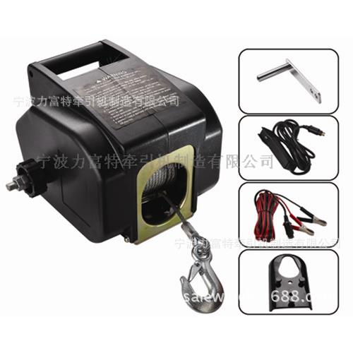 厂家直供000磅小游艇电动绞盘机绞车12V船用绞盘BOAT WINCH出口
