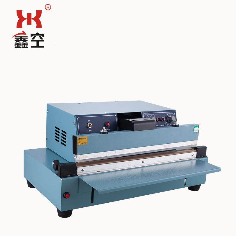 鑫空牌半自动450封口机半自动封口机牛皮袋子包装机8MM宽度