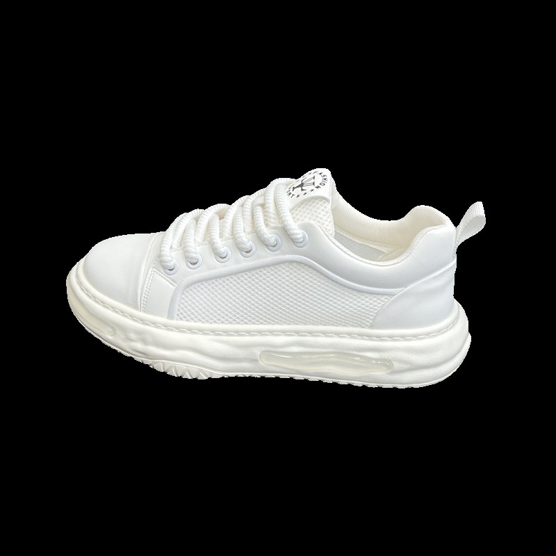 男鞋2025夏季款镂空网面鞋百搭增高厚底运动休闲鞋男士透气小白鞋