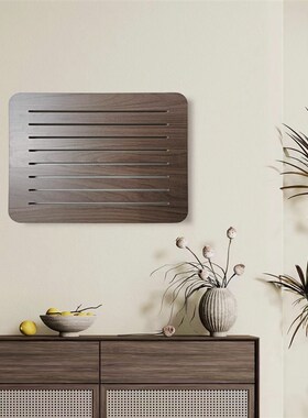 电表箱装饰画免打孔胡桃木玄关强弱电F客厅餐厅电闸箱遮挡下箱改