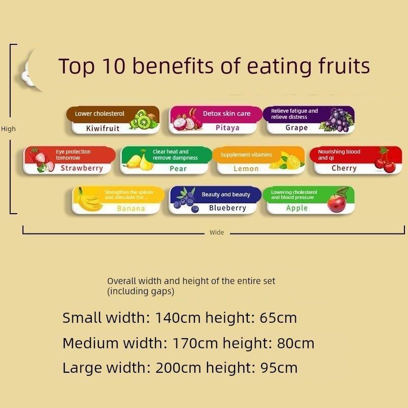 水果鲜果店面装饰墙面贴画墙贴水果店超市布置装饰贴画自粘贴纸,家居饰品,文化墙贴,淘宝优惠券,粉丝福利购,淘宝优惠卷