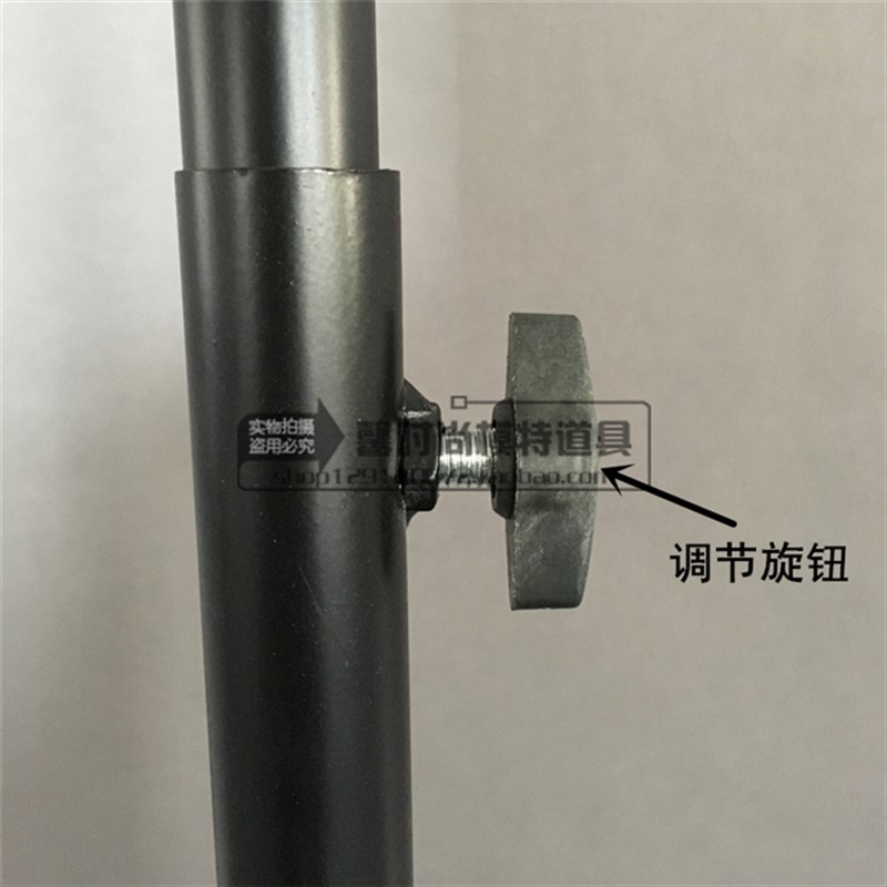 半身服装模特道具底座支架 可升降底座 半身模特配件喷塑黑色