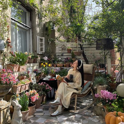 懒人摇椅躺椅户外躺椅庭院午睡椅藤椅室外阳台休闲椅子午休沙发椅