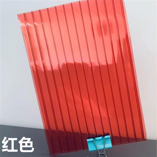 厂促聚碳酸酯板中空PC透明雨棚加厚遮阳板蜂窝板温室大棚pc品