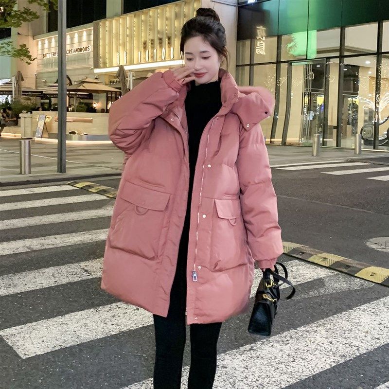 2024冬装胖mm特大码羽绒服女中长款小个子加肥加大200斤韩版时尚
