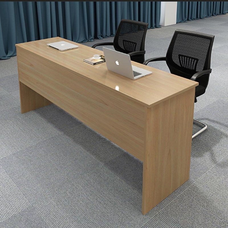 纯板式双层结构可定制色条桌会议条形桌两人位三人位培训桌子