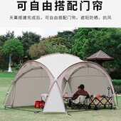 蒙古包穹顶天幕超大帐篷户外防风防雨涂黑涂银工厂产现货直发