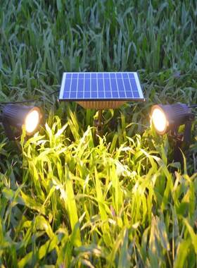 新款现代太阳能插地灯LED路灯庭院灯别墅灯小区家用超亮强光