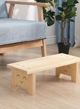 实木家小凳子客厅阳台脚踏长凳子儿矮凳用多肉XKV厅家具童家装客