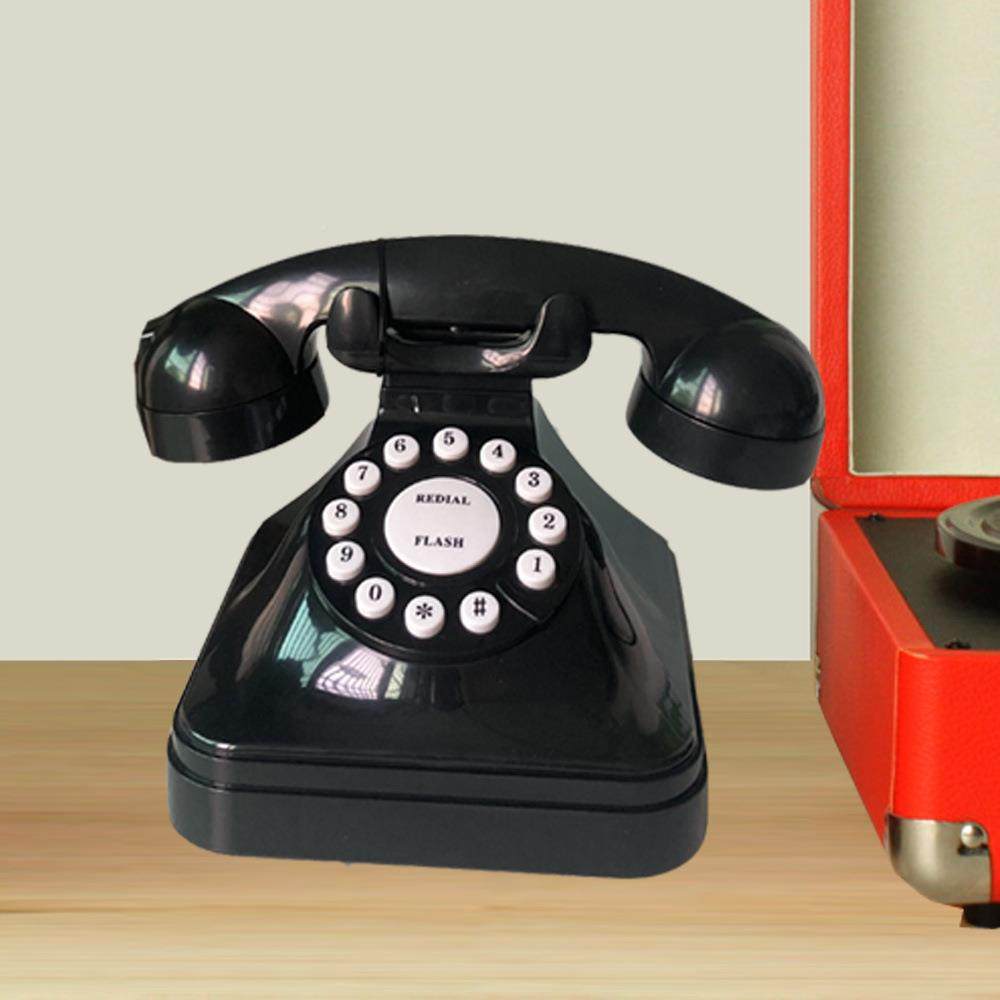 话欧式宫廷老式仿古电机创意复古公办家酒店座机摆3011件装饰电话