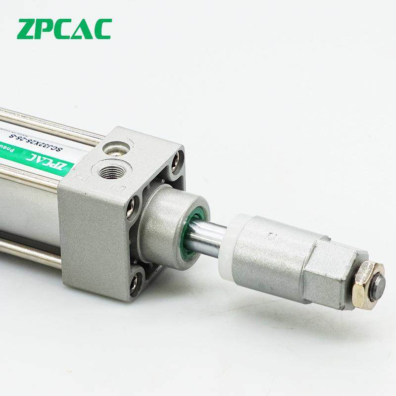 行程可调气缸带2磁SCJ32-25SCJ320/4/50/63/80/100*25替/50-5/50-