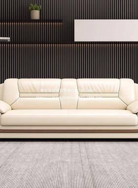 办公沙发新中式公沙商务接待洽室谈办发茶几组合三人会客皮UCY沙