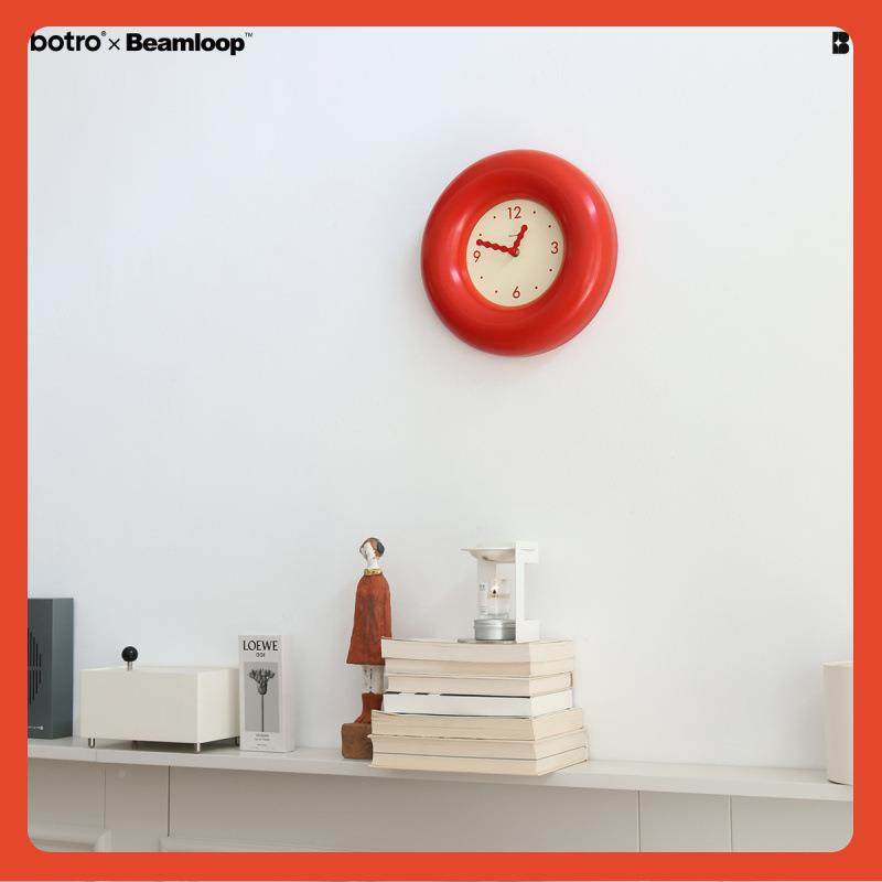 ?啵乔botro静音钟钟表代挂客厅2挂025新款简约现Fh(h(&aq家用桌面,家居饰品,挂钟,淘宝优惠券,粉丝福利购,淘宝优惠卷