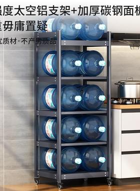 三层厨房微波炉物架置落地多层大寸嵌入式烤箱洗碗FDF机架收纳尺