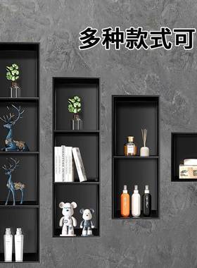 生卫间嵌入浴室置物式架04不3锈钢壁龛SSA-01201不锈钢电视分层隔