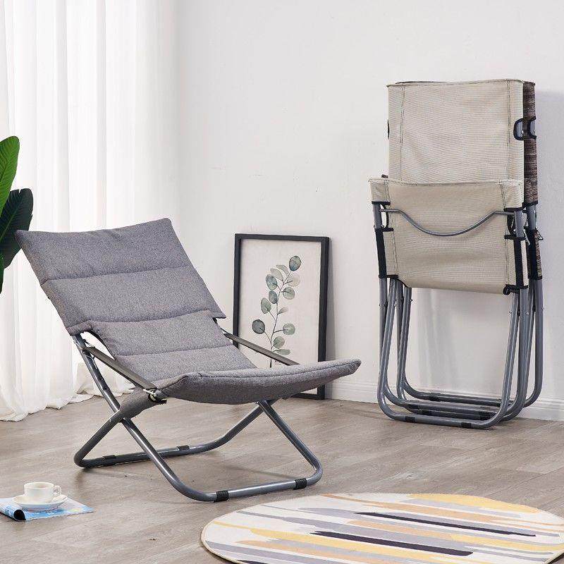 家用简便携午摇椅休懒人椅办公室睡靠背FSN椅子阳台休易闲折午叠