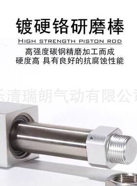 亚德客型无杆气缸RMS10/16/20/25/32/40X100X200X250X300X400X500