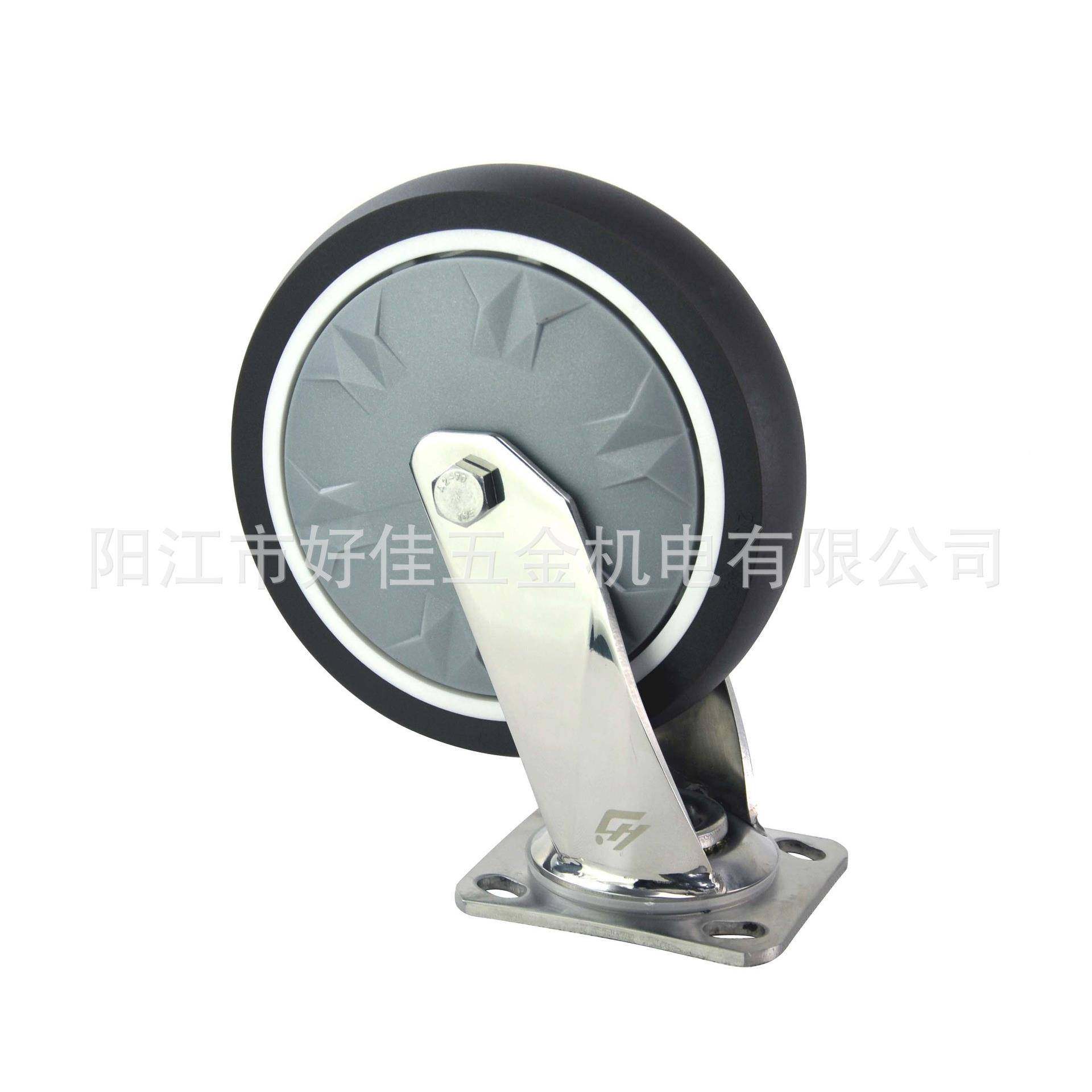 HJ829200源头工厂直供8X2T重304全静不锈钢音PR型脚轮,基础建材,脚轮/万向轮,淘宝优惠券,粉丝福利购,淘宝优惠卷