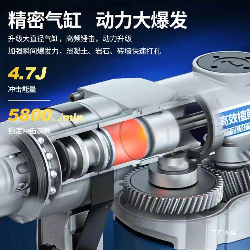 锤冲击钻两用冲击32钻电锤两电大镐功用率电电稿打混凝土电动