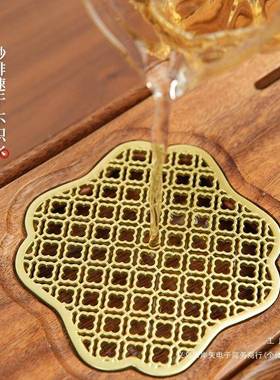 胡桃木壶新型中式福满堂储水茶台盘实木家用小干F976H59H泡台承茶