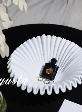 外跨境爆款法式干果盘客厅茶ltao1006几餐样厅板间托水果盆简约装