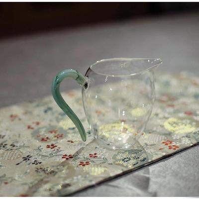 《勿念》草堂旦盅悠然公道杯高透耐热玻璃分茶器公杯大号