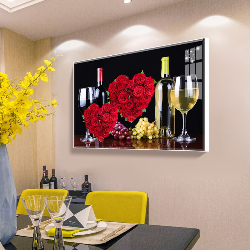 餐厅装饰画 壁画单幅饭厅墙壁装饰 现代简约饭厅挂画餐厅墙面装饰