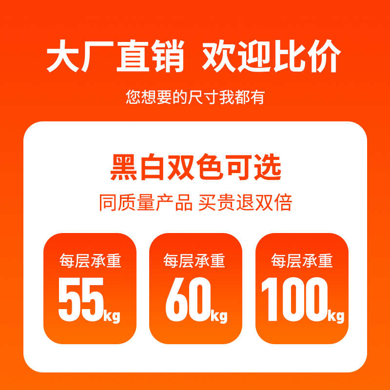 仓储货架家用角钢储物架阳台置物架多层落地超市仓库展示架铁架