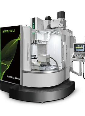 GVU500五轴联动加工中心双DD摇篮式回旋转台五轴机床设备