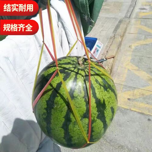 新塑料编织西瓜网兜网袋手提西瓜袋西瓜吊绳西瓜网套兜袋套袋包邮