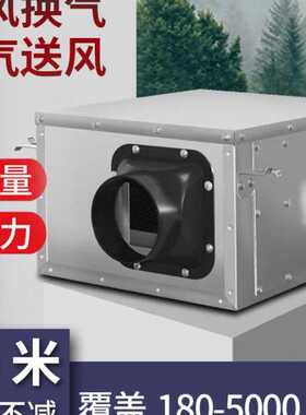 静音型管道排风机 DPT31-64B 8000风量  750pa 2.5kW 接管口径315