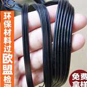 发泡硅胶绳 橡胶密封条 门窗硅橡胶包边条 密封防水实心硅胶条