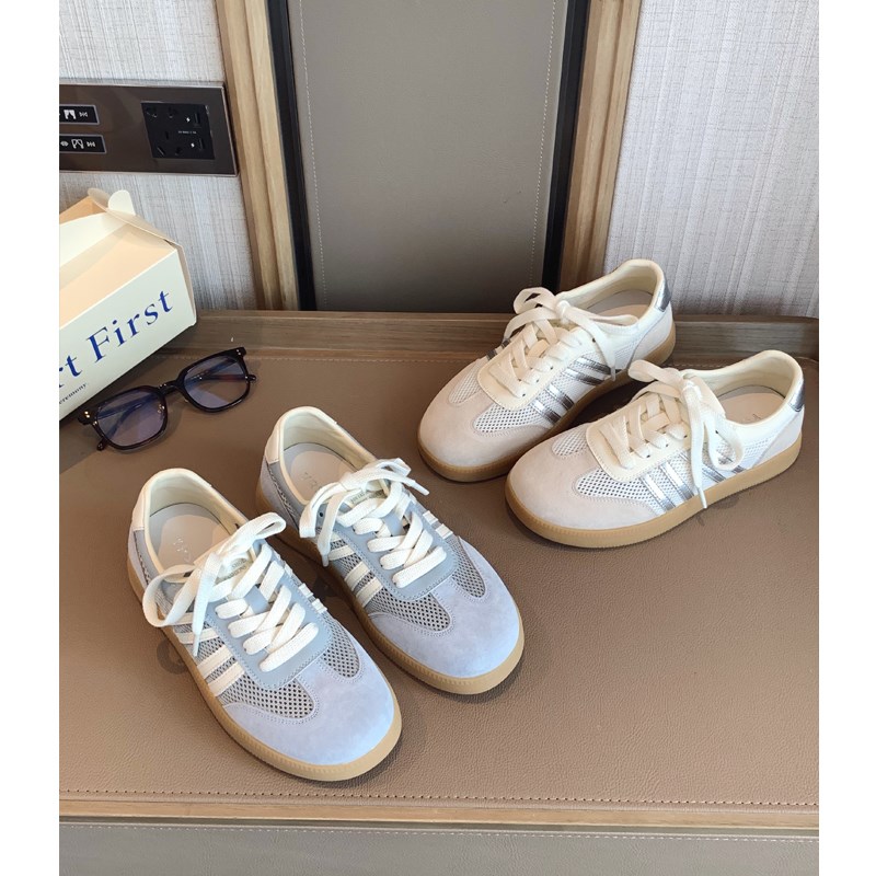 女大童网面透气德训鞋2025夏季新款青少年软底休闲运动鞋学生球鞋