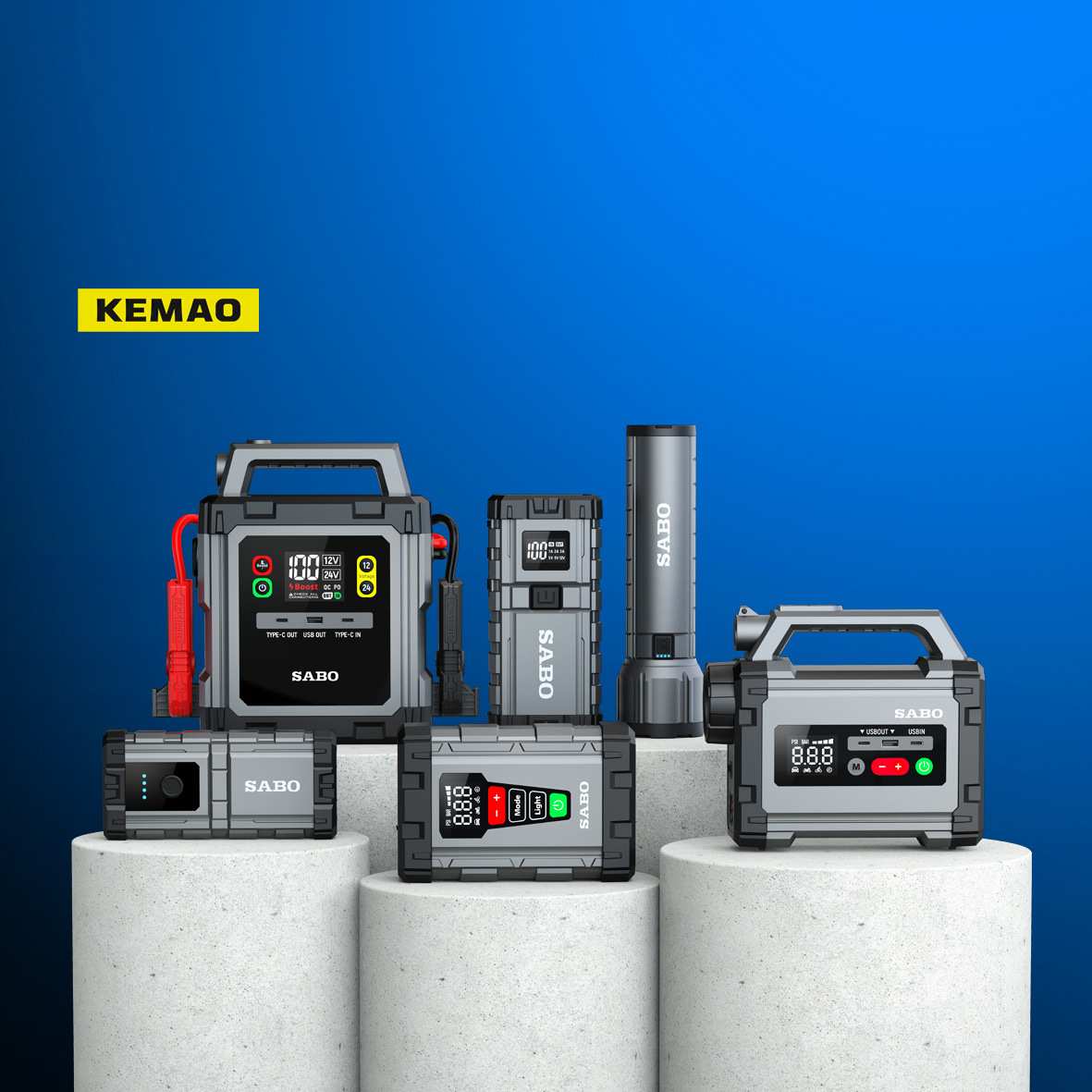 SABO尚比奥X6汽车应急启动电源12VPD双向65W瓦备用电瓶启动器搭电