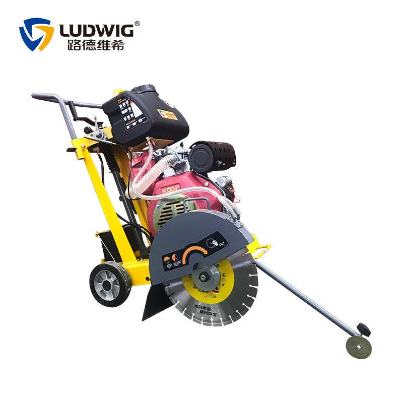 路德维希GFS400混凝土马路切割机柴油188F动力地面切缝机10马力