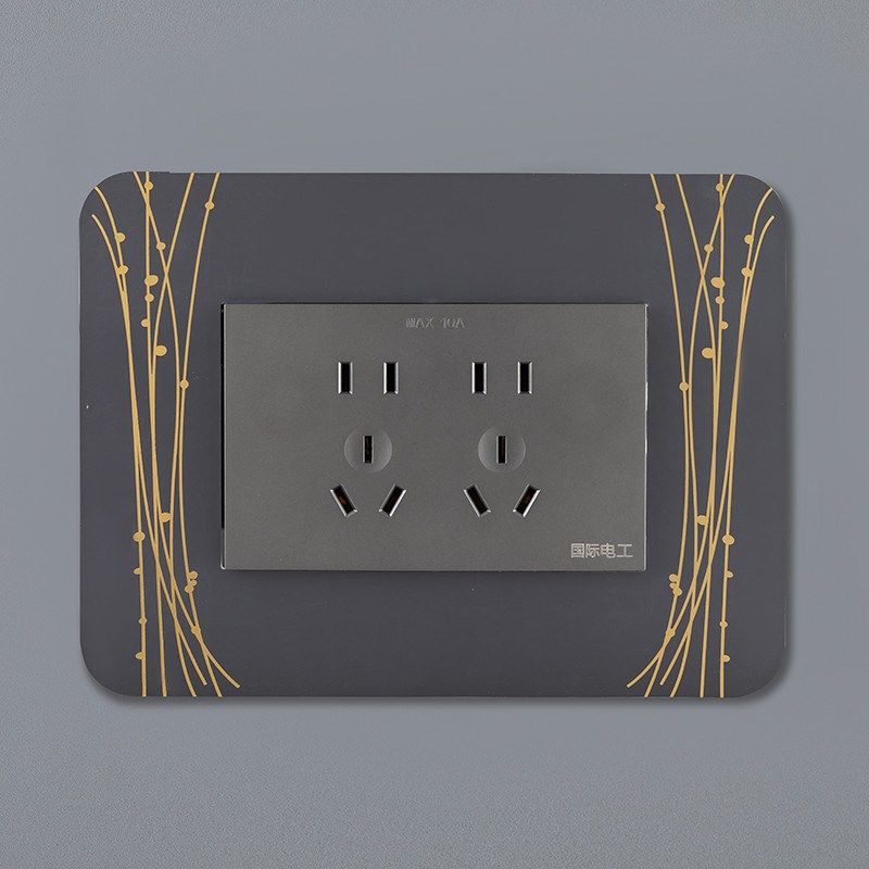 新款7.5*120卧室简约亚克力开关贴墙贴灯开关保护套客厅型插座开,家居饰品,开关贴,淘宝优惠券,粉丝福利购,淘宝优惠卷