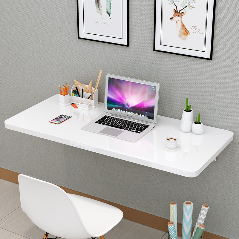 挂壁折叠桌餐桌家用挂墙可折叠电脑桌墙上书桌靠墙桌厨房折叠台面