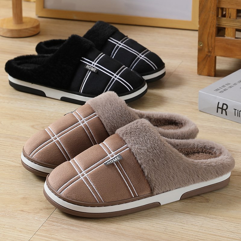 特大码男士棉拖鞋46加大号47韩式居家48卧室冬季49厚底保暖50防滑