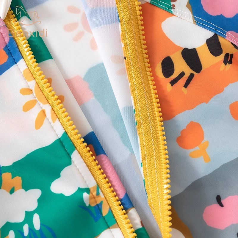 男童泳衣夏季2025新款男宝宝连体泳装薄款儿童可爱卡通海边游泳衣